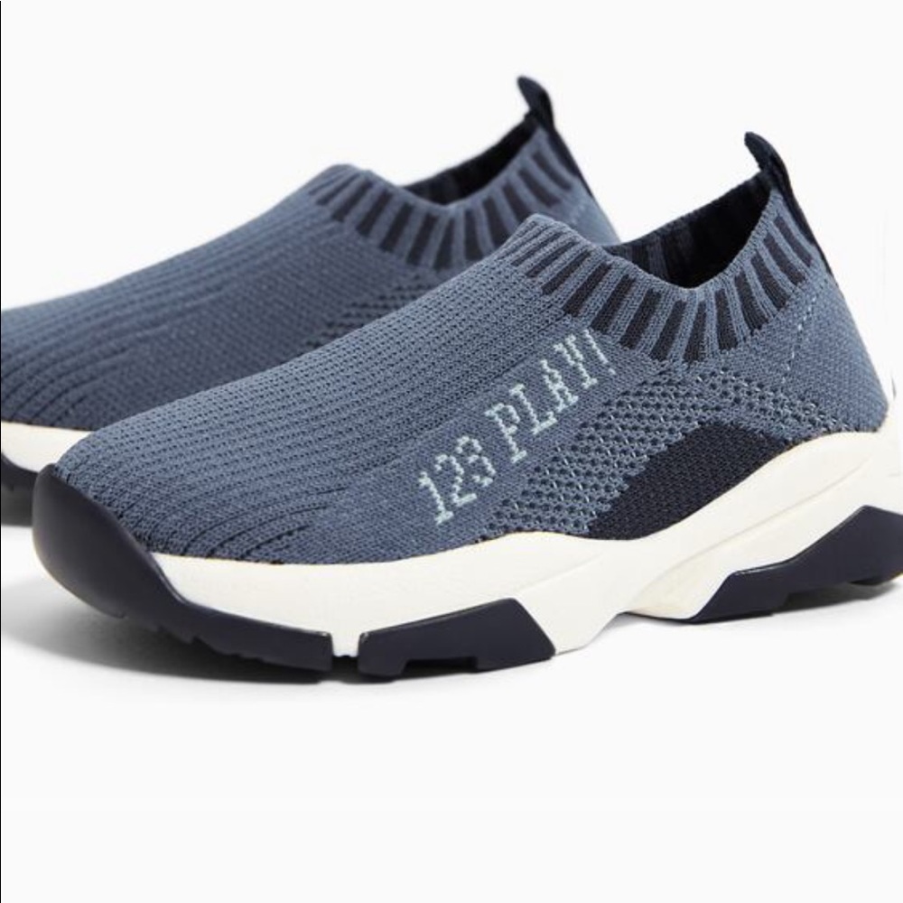 Zara pull on sock sneakers